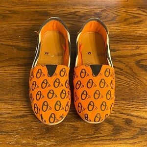 Baltimore Orioles Orange Slip-On Shoes